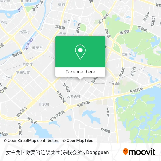 女主角国际美容连锁集团(东骏会所) map