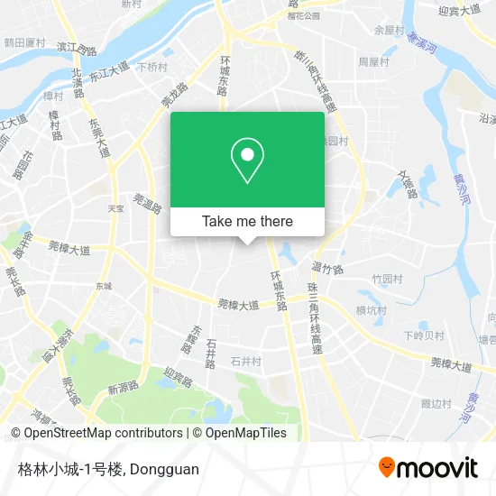 格林小城-1号楼 map
