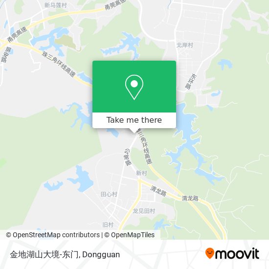 金地湖山大境-东门 map