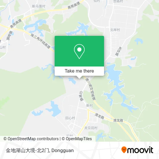 金地湖山大境-北2门 map