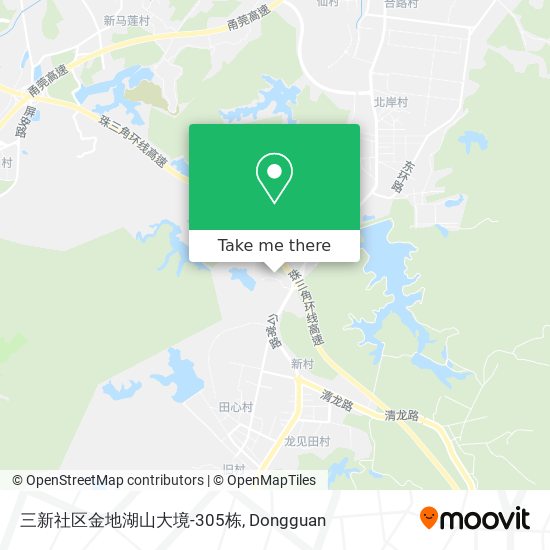 三新社区金地湖山大境-305栋 map