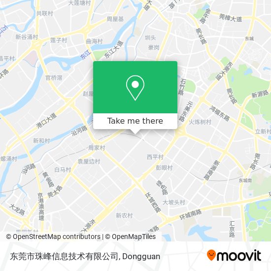 东莞市珠峰信息技术有限公司 map