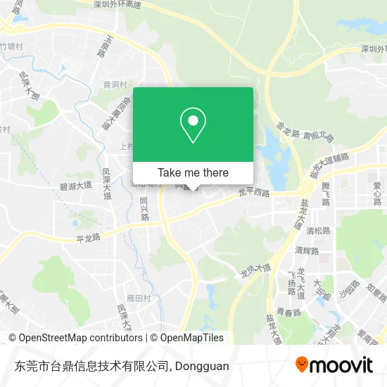 东莞市台鼎信息技术有限公司 map