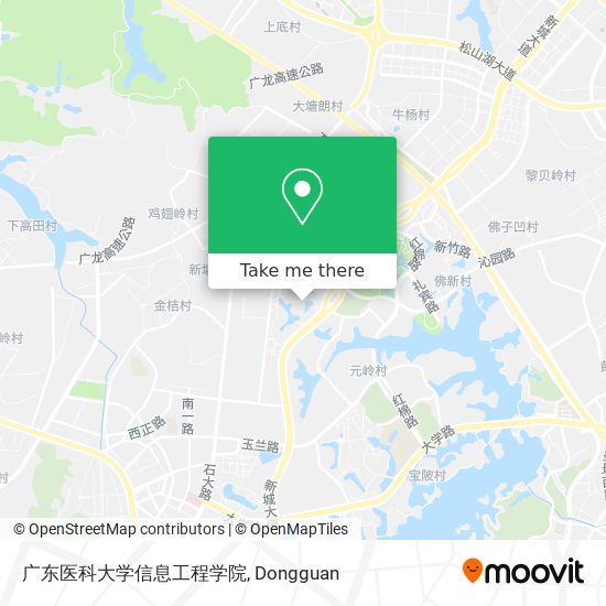 广东医科大学信息工程学院 map