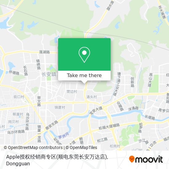 Apple授权经销商专区(顺电东莞长安万达店) map