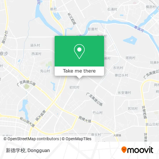 新德学校 map