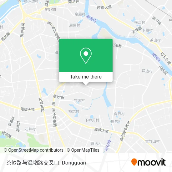 茶岭路与温增路交叉口 map