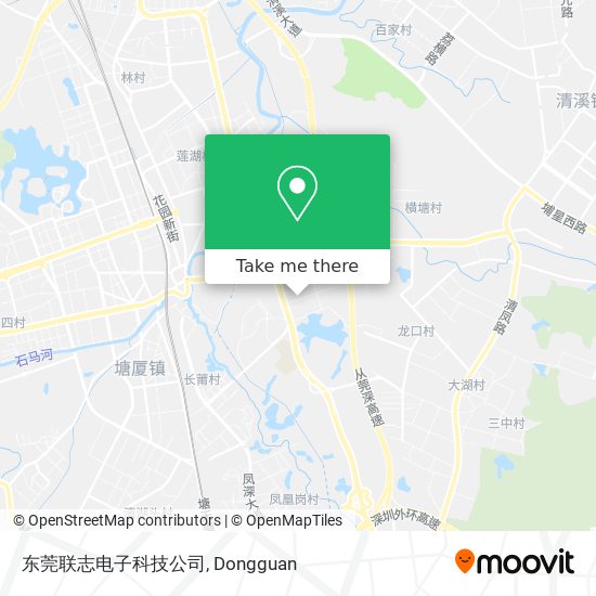 东莞联志电子科技公司 map