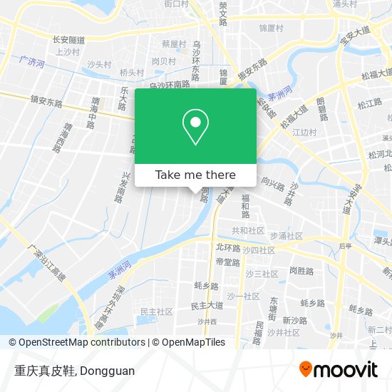 重庆真皮鞋 map