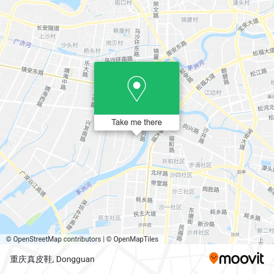 重庆真皮鞋 map