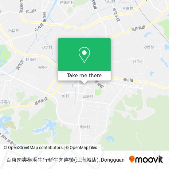 百康肉类横沥牛行鲜牛肉连锁(江海城店) map