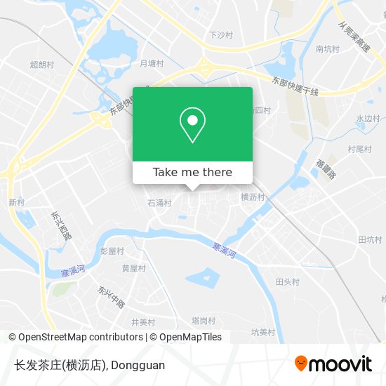 长发茶庄(横沥店) map