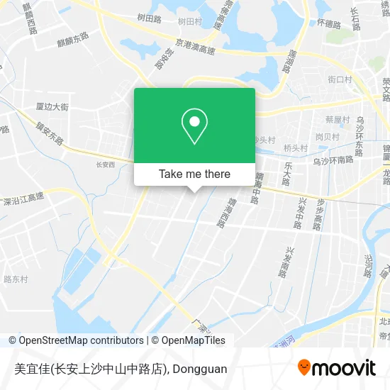 美宜佳(长安上沙中山中路店) map