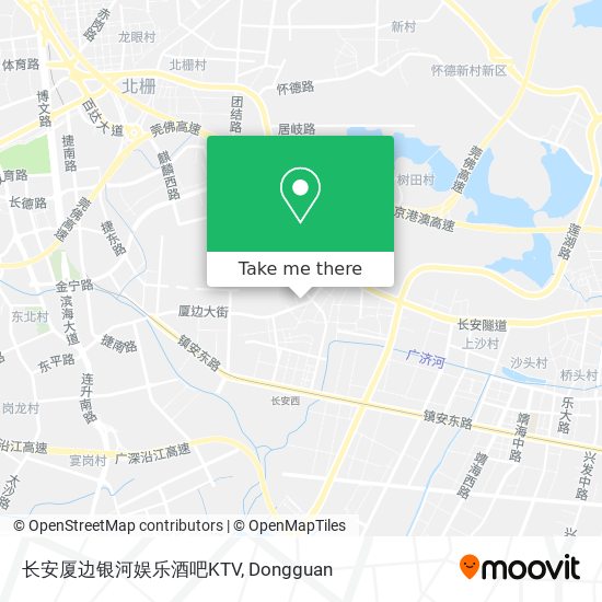 长安厦边银河娱乐酒吧KTV map