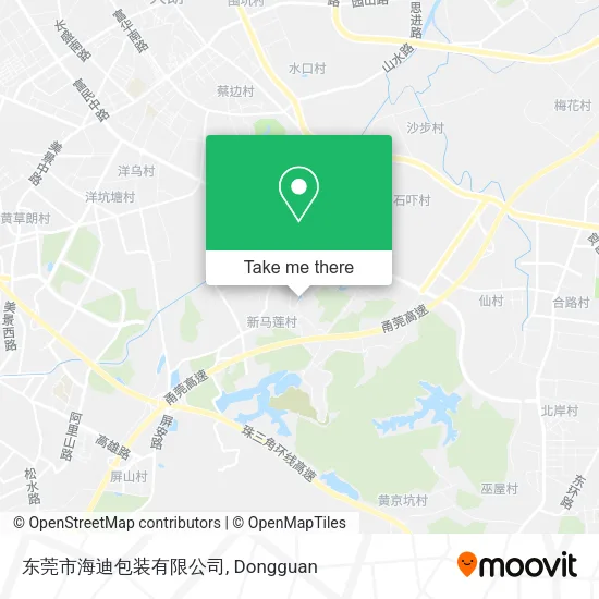 东莞市海迪包装有限公司 map