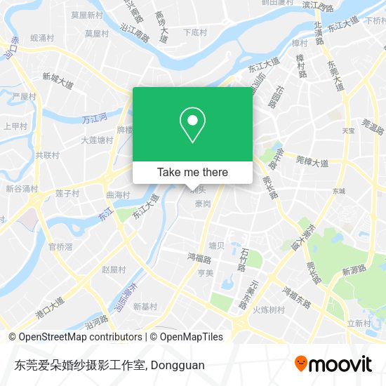东莞爱朵婚纱摄影工作室 map