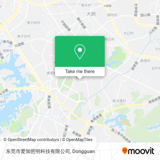 东莞市爱加照明科技有限公司 map