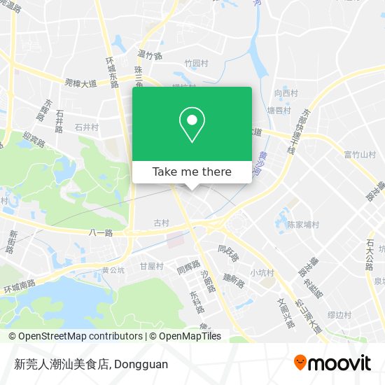 新莞人潮汕美食店 map