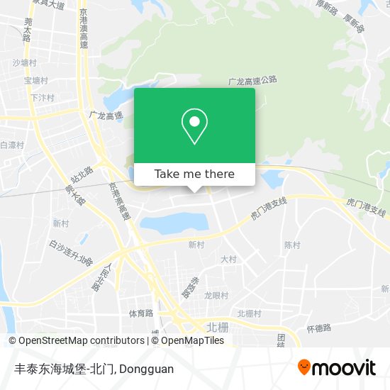 丰泰东海城堡-北门 map