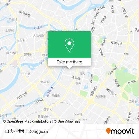 田大小龙虾 map