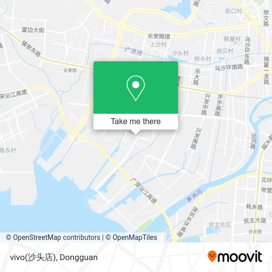 vivo(沙头店) map