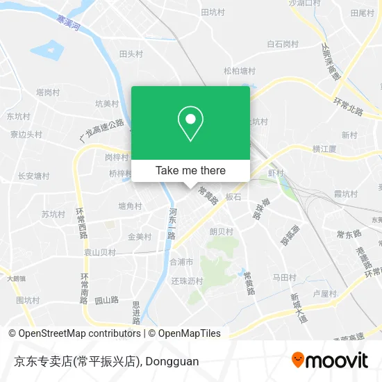 京东专卖店(常平振兴店) map