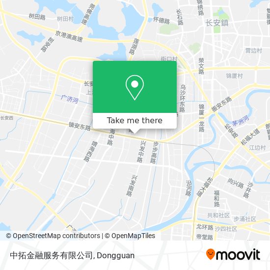中拓金融服务有限公司 map