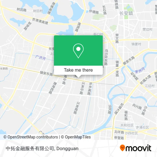 中拓金融服务有限公司 map
