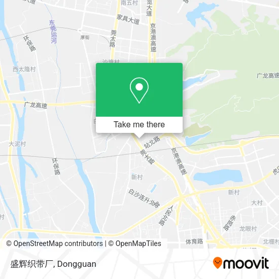 盛辉织带厂 map
