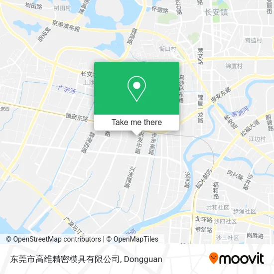 东莞市高维精密模具有限公司 map