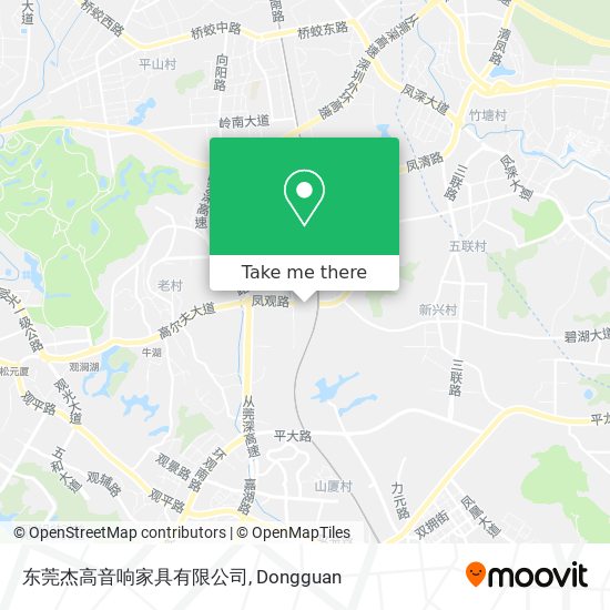 东莞杰高音响家具有限公司 map