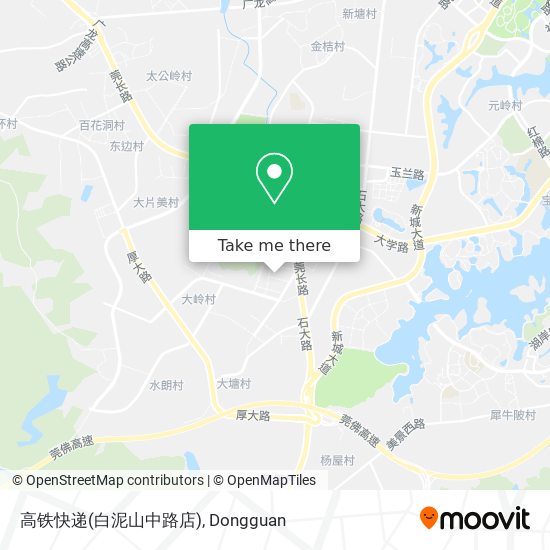 高铁快递(白泥山中路店) map