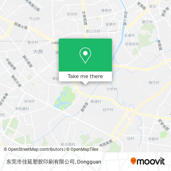 东莞市佳延塑胶印刷有限公司 map