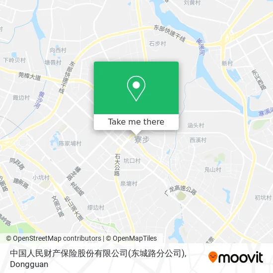 中国人民财产保险股份有限公司(东城路分公司) map