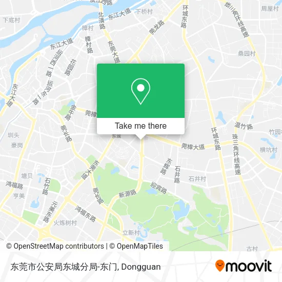 东莞市公安局东城分局-东门 map