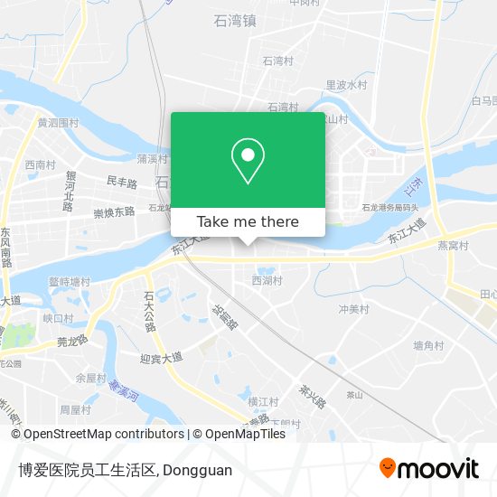 博爱医院员工生活区 map