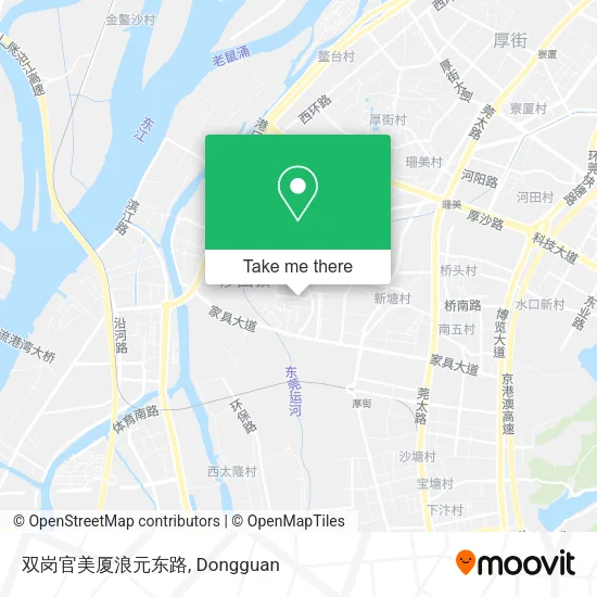 双岗官美厦浪元东路 map