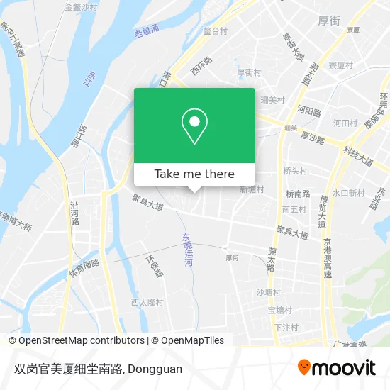 双岗官美厦细坣南路 map