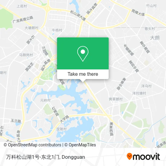 万科松山湖1号-东北1门 map