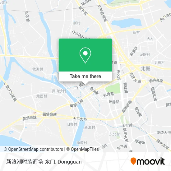新浪潮时装商场-东门 map