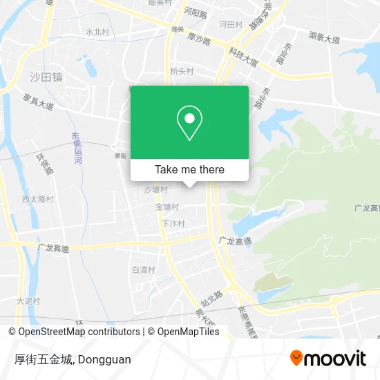 厚街五金城 map