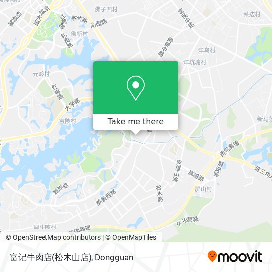 富记牛肉店(松木山店) map