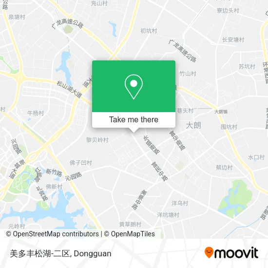 美多丰松湖-二区 map