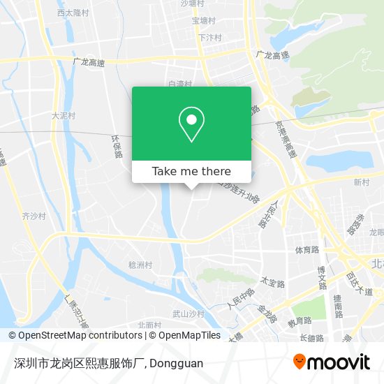 深圳市龙岗区熙惠服饰厂 map