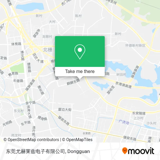 东莞尤赫莱兹电子有限公司 map