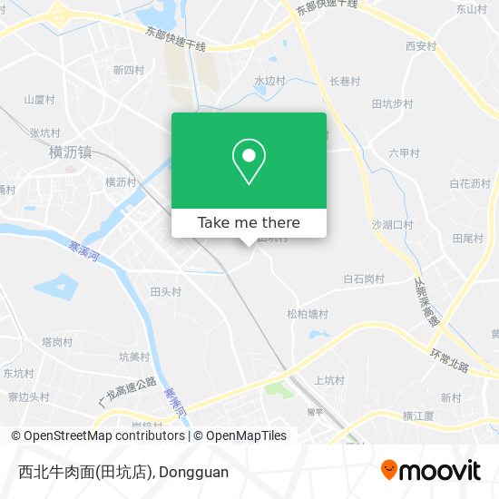 西北牛肉面(田坑店) map