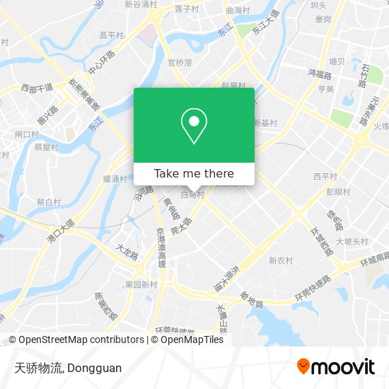 天骄物流 map