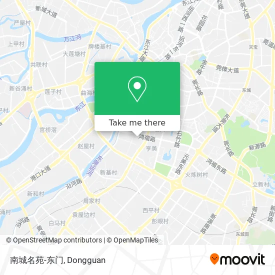 南城名苑-东门 map