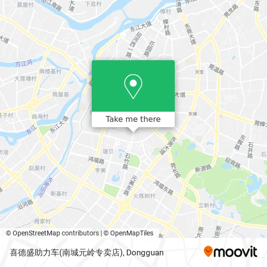 喜德盛助力车(南城元岭专卖店) map