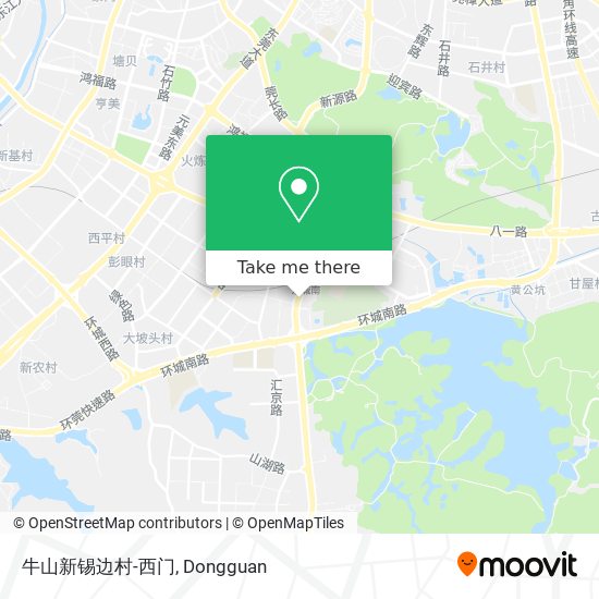 牛山新锡边村-西门 map